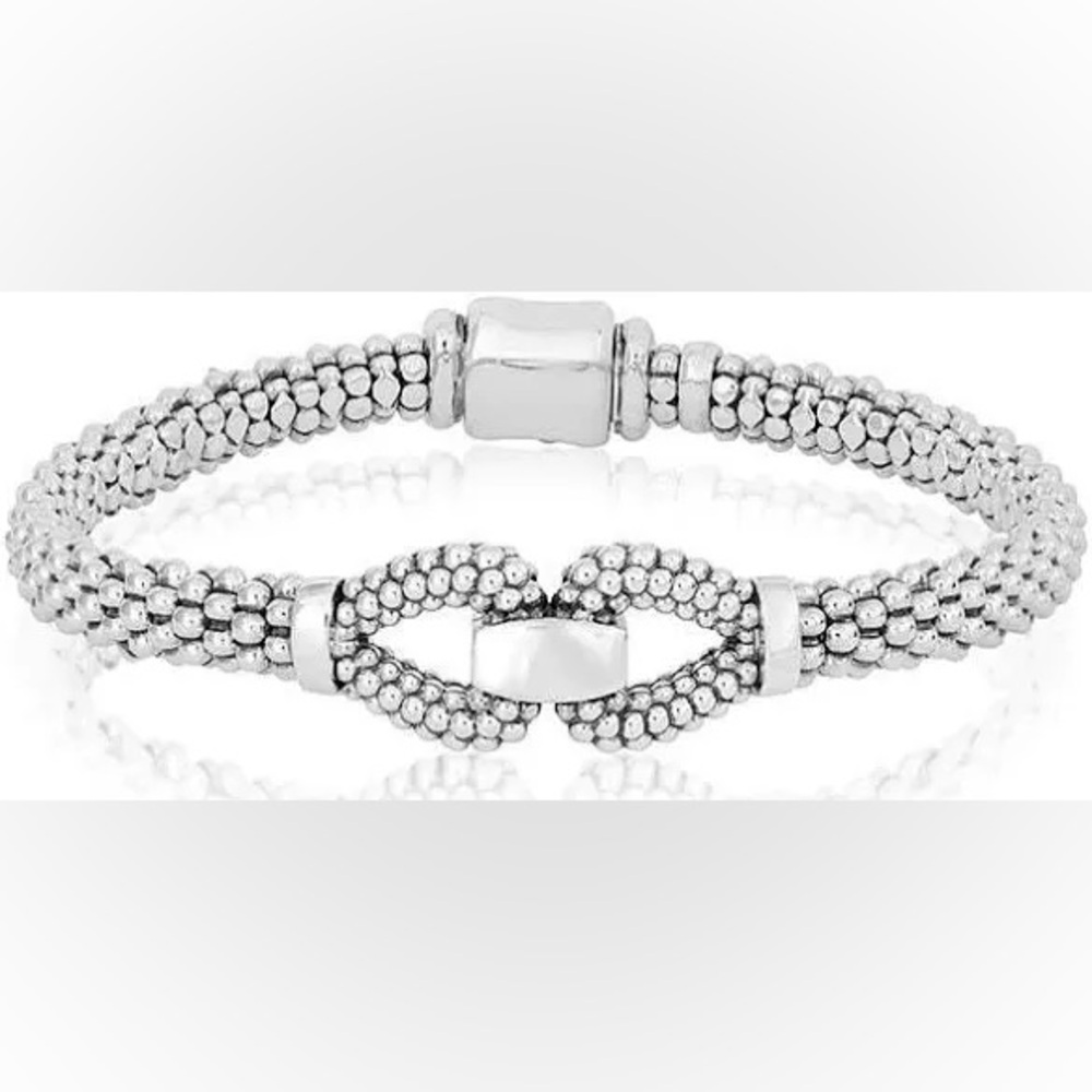 Lagos caviar silver bracelet